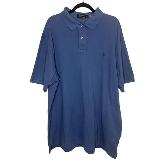 Polo Ralph Lauren Other - Polo Ralph Lauren Men’s 2XL Tall Collared Polo Shirt Blue Short Sleeve